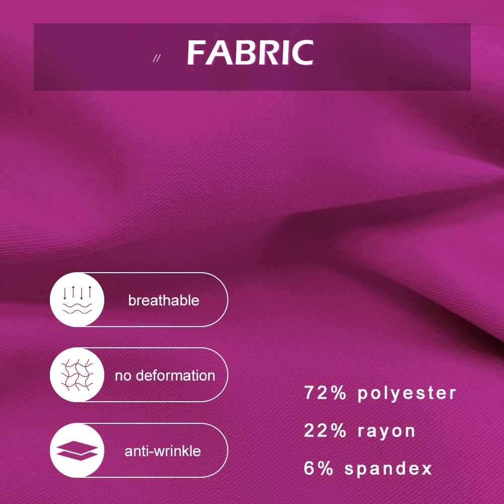 Niaahinn Uniform Nurse Women Fashion Nurse Scrub Multicolour Multicolour Dental Aesthetics Laboratory Uniform XS-XXL Scrubs Sets