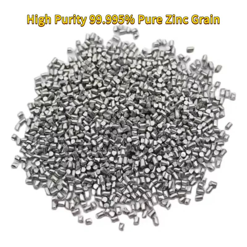 High Purity 99.995% Zinc Grain, 100g-1000g Zn Zinc Nugget/Ingot Industrial Smelting