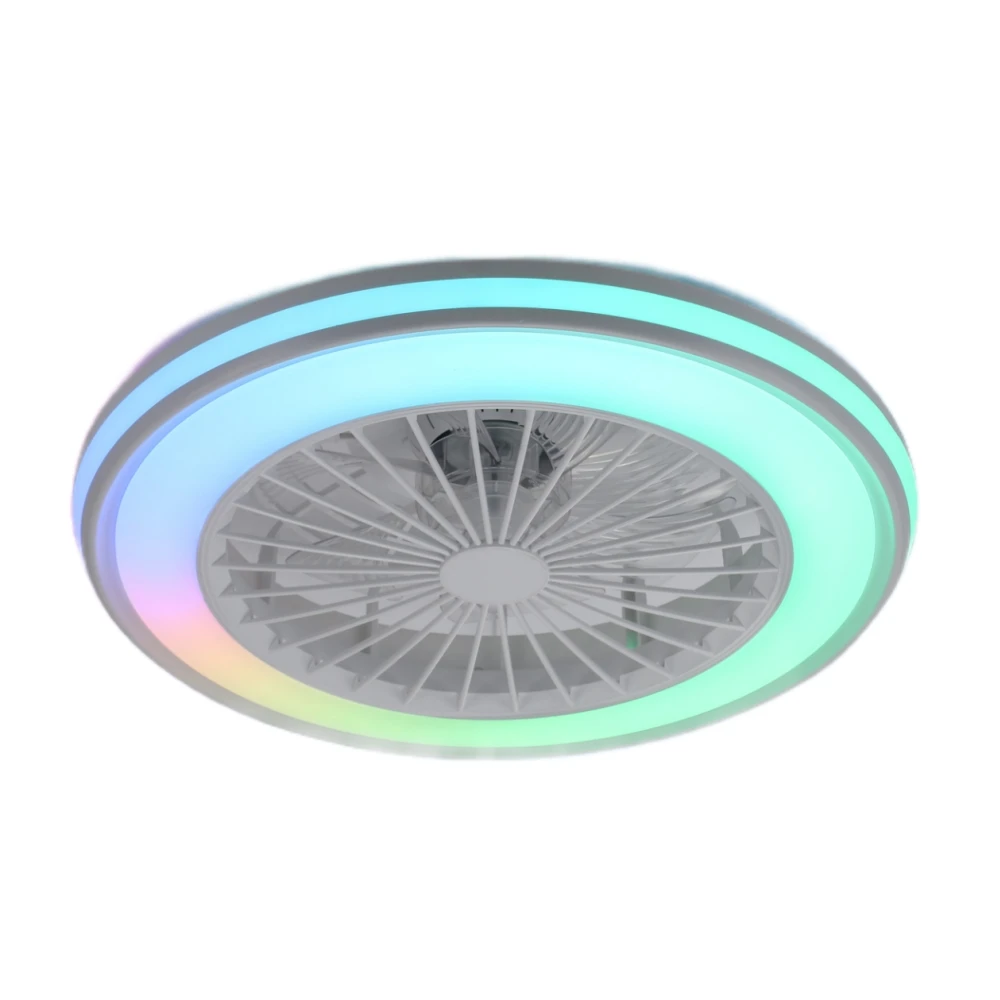 60W RGB LED Plafondlamp Plafondventilator Stille Plafondventilator Met Afstandsbediening Zes Windsnelheden APP Dimmen en Bluetooth - afbeelding 2