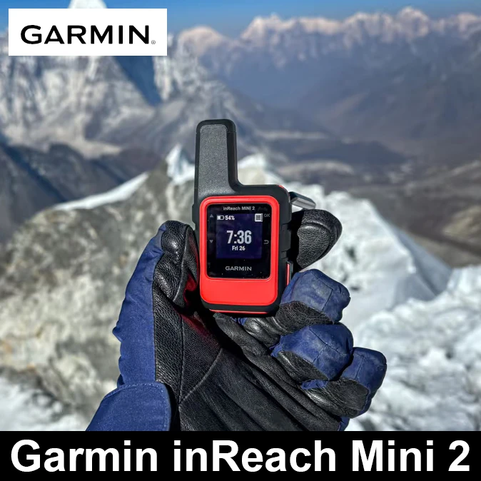 Garmin inReach Mini 2 Komunikator Satelit Ringan dan Kompak Mendaki Genggam Pesan Dua Arah Peringatan SOS Interaktif