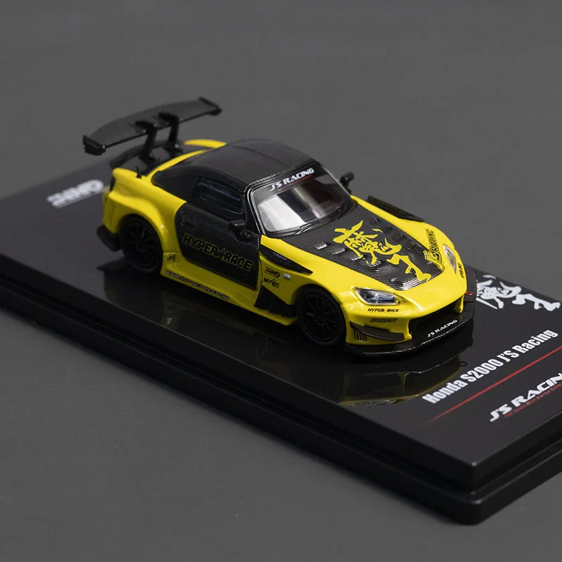 Diecast INNO 1:64 Scale Honda S2000 Tokyo Modification Show Kuala Lumpur Limited Alloy Car Model Collectible Toy Gift Souvenir