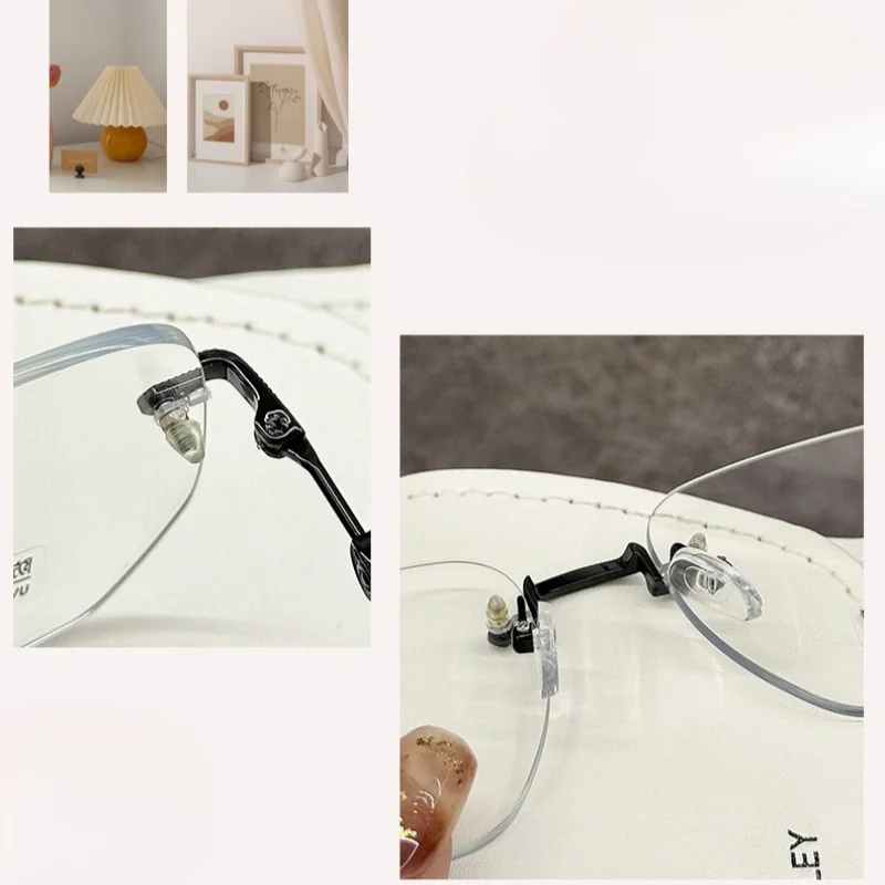 VAMAX Ultra Light Square Frame Degree Eyeglasses Women Men Blue Light Block