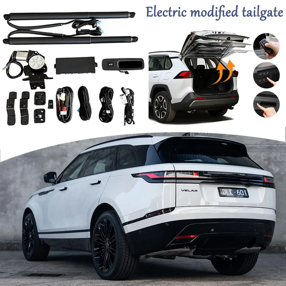 

Подходит для LR Range Rover Velar L560 2018-2025, модернизированный комплект задней двери, модифицированный багажник, электрическая система подъема задней двери, поддержка подъема