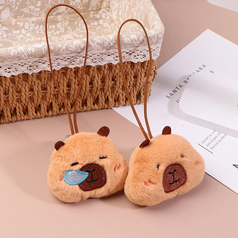 Peluche douce au beurre de Capybara, jouet en peluche moelleux, clé de dessin animé, pendentif de sac à dos JOBackpack