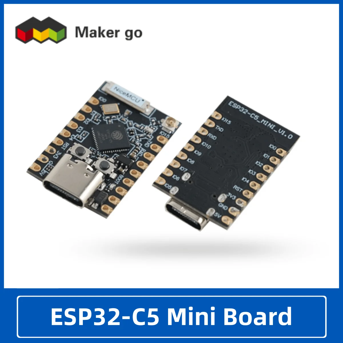 ESP32-C5 Mini Board 2.4G+5G Dual Band WiFi 6 Bluetooth 5 Zigbee Thread Low Power Consumption