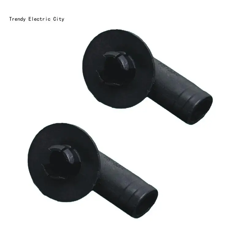 R9CD 2pcs External Unit Drain Hose Connector Air Conditioner Drain Outlet Connector Elbow Fitting Air Conditioner Repair Tool