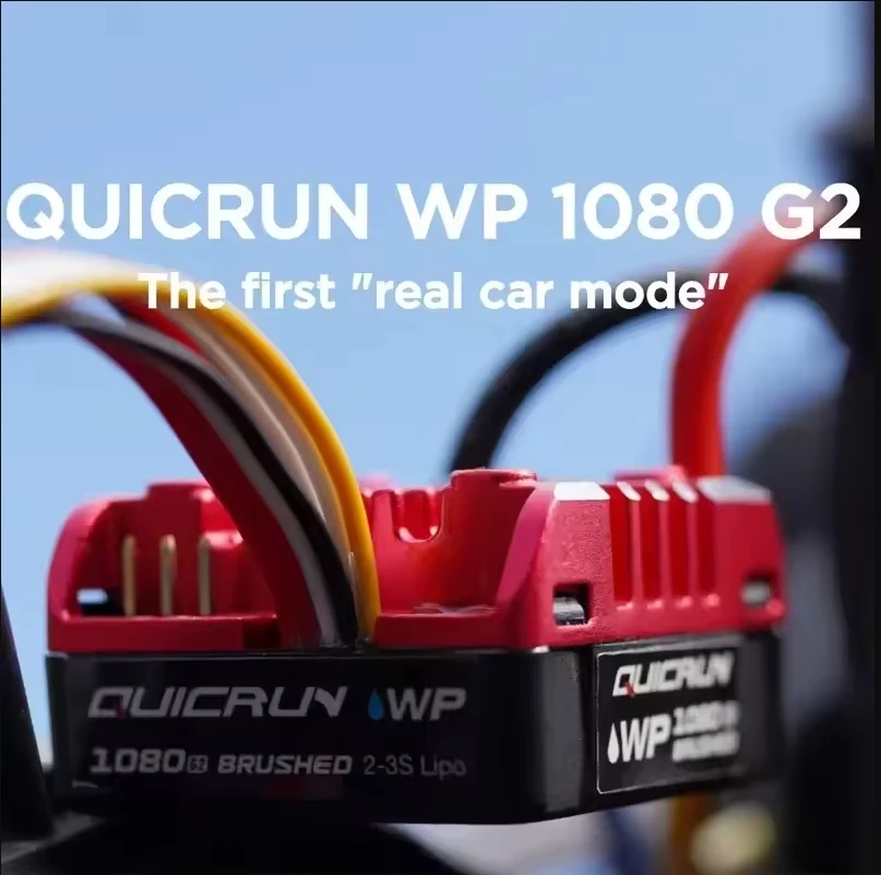 

Hobbywing QuicRun WP1080 ESC 1:10 1/8 Обновление 1080 G2 Гусеничный щеточный электронный контроллер WP 80A 540 550 775 Адаптация