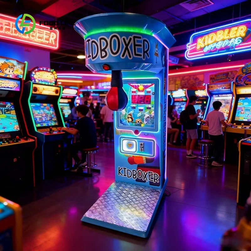 Customized Durable Indoor Boxing Machine with Digital Scoreboard and Adjustable Difficulty Levels for All Skill Sets