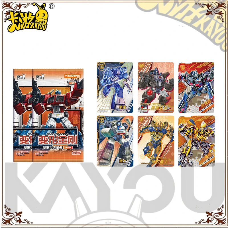 Kayou Original Transformers Card Leader Edition Optimus Prime Peripheral Card Book Collection Booking Game Card