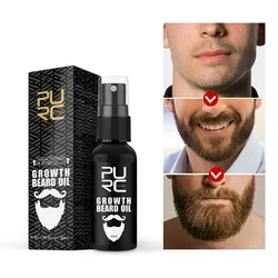 Men Beard Growth Oil Accelerate Facial Hair Thicker Grow Beard Grooming Products Nourishing Enhancer Beard Care زيت نمو اللحية