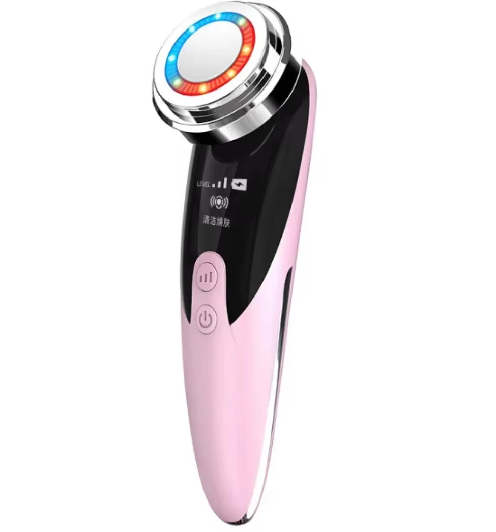 Dispositivo de cuidados com os olhos com terapia de luz LED recarregável USB para suavização da pele Ferramenta de tratamento facial estética portátil