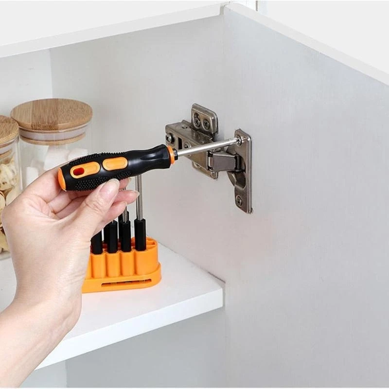 multifuncional chave fenda 8 1 com alça ergonômica para facilitar o uso m4yd
