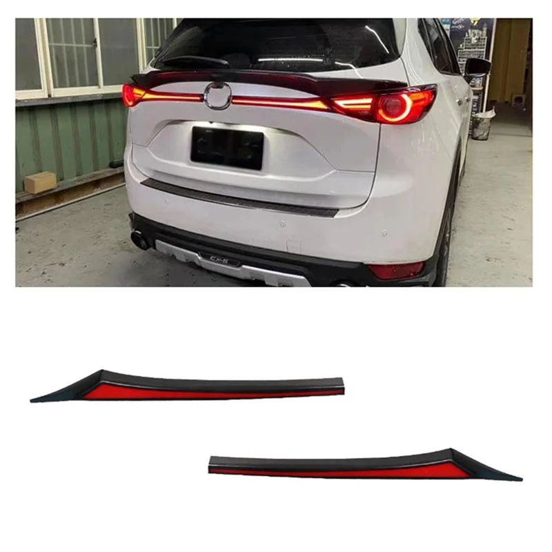المصد الخلفي الجذع الذيل ضوء لمازدا ل CX-5 CX5 2017-2021 LED الضباب مصباح الفرامل بدوره مصباح إشارة #5
