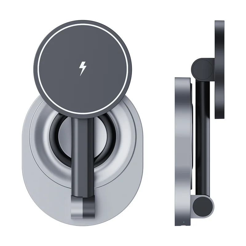 15W 2 in 1 Magnetic Wireless Charger Stand Foldable For iPhone 12 13 14 Mini Pro Max Apple Watch Airpods Fast Charging Station image 3