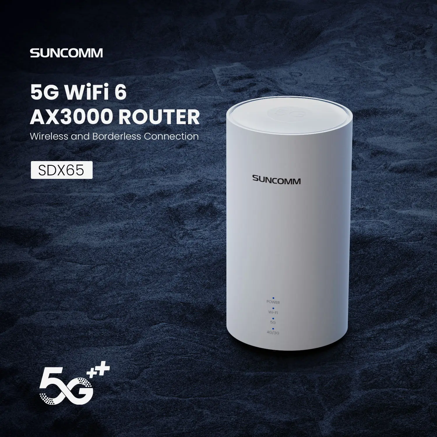 Baru OEM SDX65 5G Sim Router WiFi 6 DualBand X65 RJ11 Ethernet AX3000 WPS VOIP VOLTE VONR TS-9 Antena 5G Router