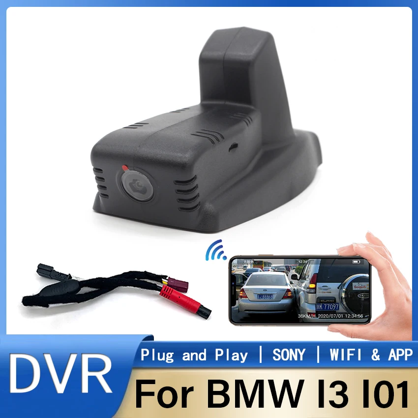 

New! Plug and Play HD 1080P Hidden Car Dvr WIFI Dash Cam Car Camera For BMW I3 I01 2013 2014 2015 2016 2017 2018 2019 2020 2021