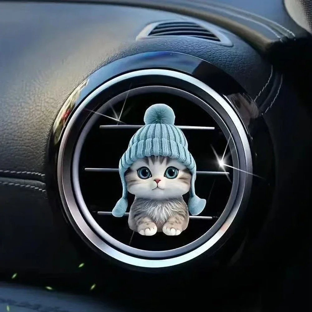 

Cat Dog Air Freshener Diffuser Outlet Vent Perfume Clips Air Outlet Aroma Diffuser Ventilation Clip Car Interior Decoration