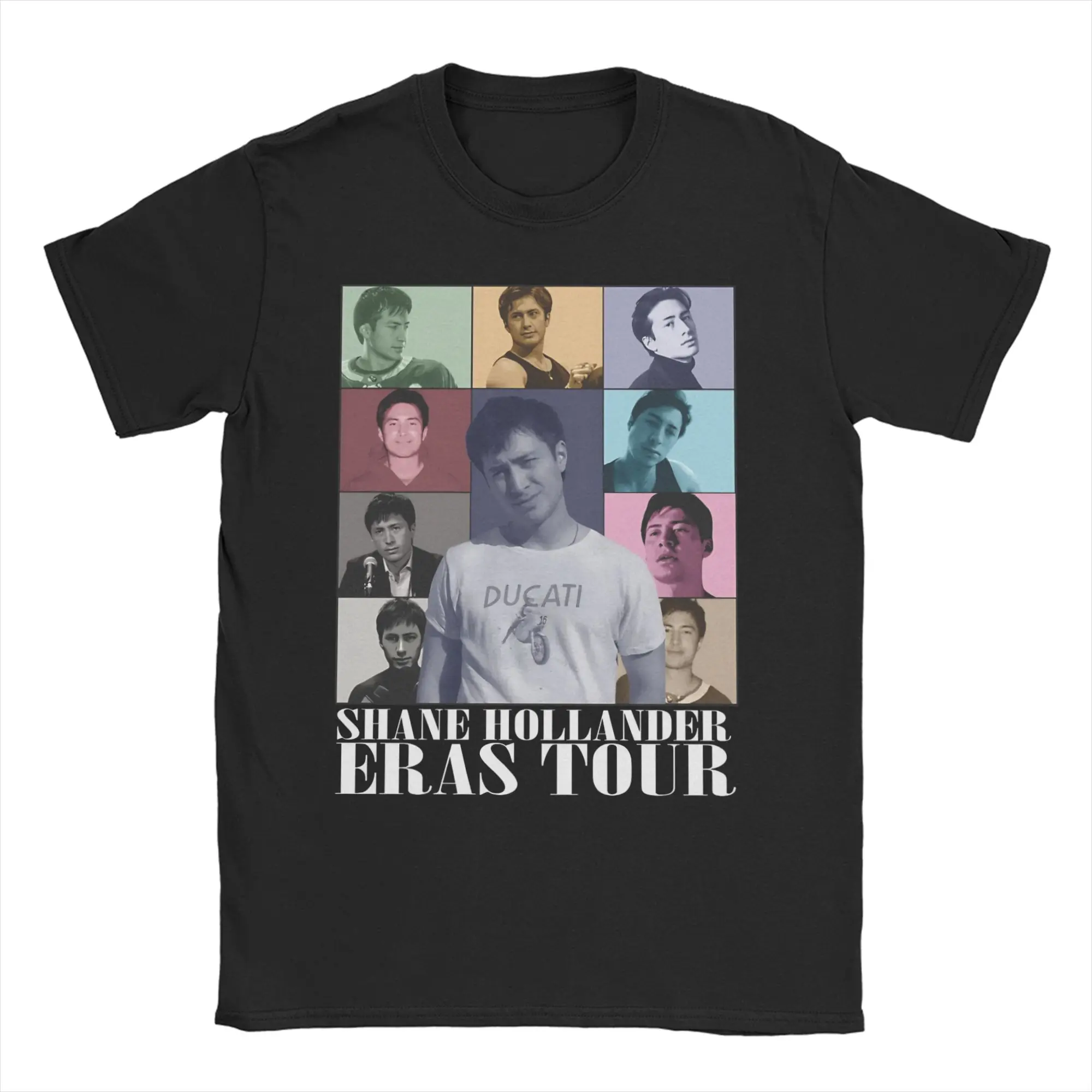 

Мужская и женская футболка Shane с подогревом Rivalry Vintage The Eras Tour Хипстерская хлопковая футболка с коротким рукавом Футболка с круглым вырезом Одежда