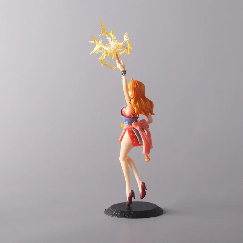 23cm One Piece Anime Figures Nami Beauty Girl Standing Action Figure PVC modello da collezione ornamenti per bambole giocattoli regali per bambini