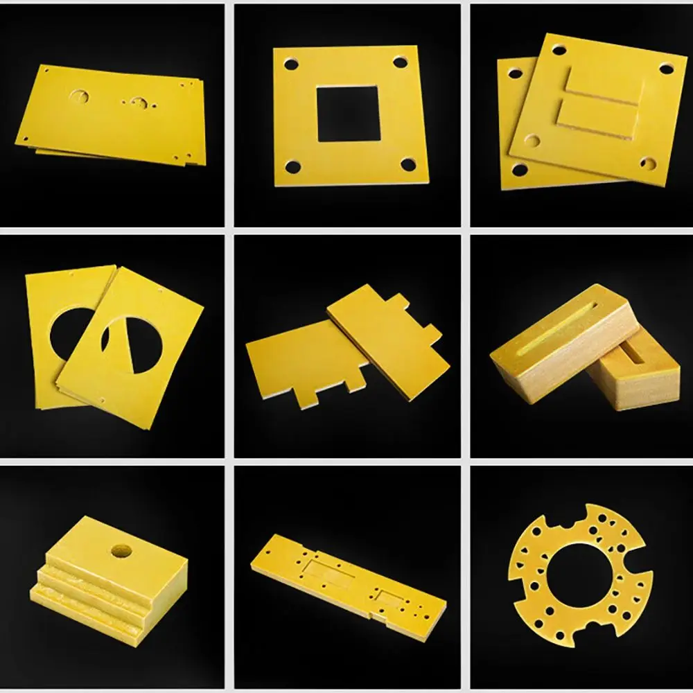New 3240 Epoxy Board High Temperature Resistant Yellow Protection Board Fiberglass Insulation Sheet Battery
