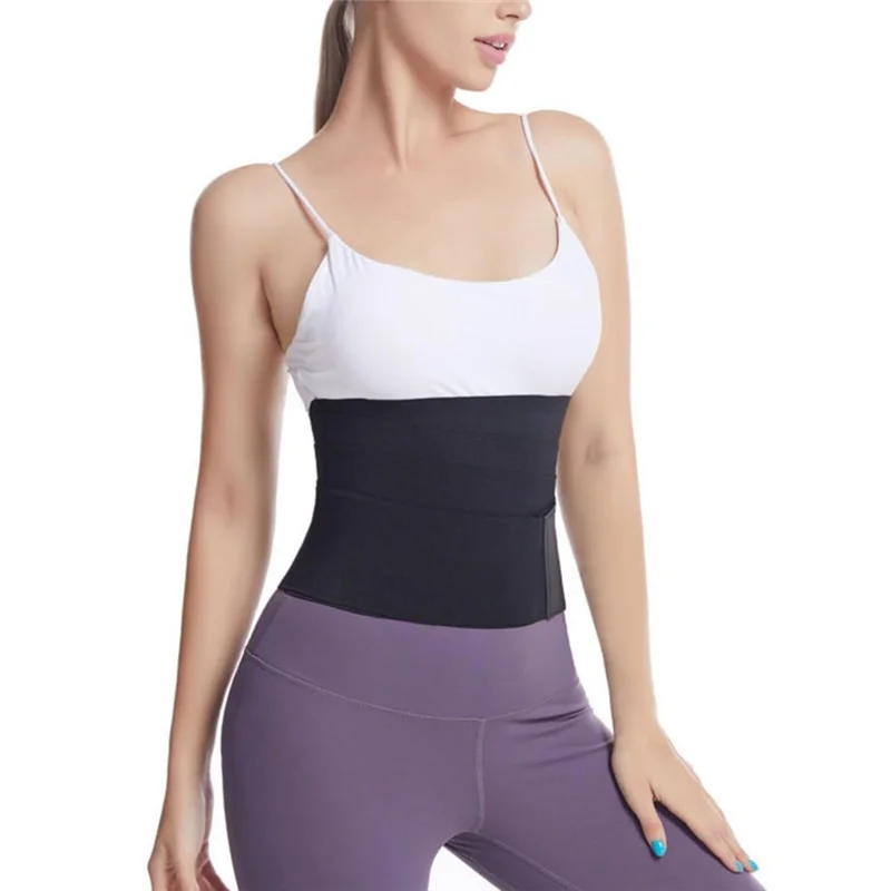 AEB0-التفاف مدرب خصر المعدة البطن الموثق البطن محدد شكل الجسم ضغط حزام البطن التحكم ملابس داخلية