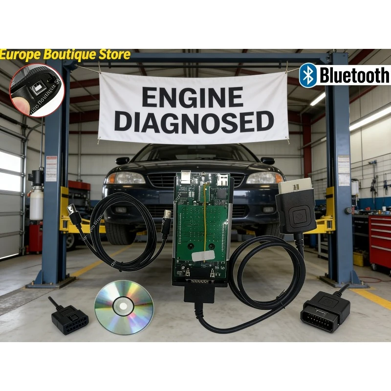 لوحة مزدوجة V9.1 V2021.11 Autocoms Ds150e Obd الماسح الضوئي أداة تشخيصية سيارة شاحنة Tcs cdp pro مجموعة كاملة 2024 2025 2021