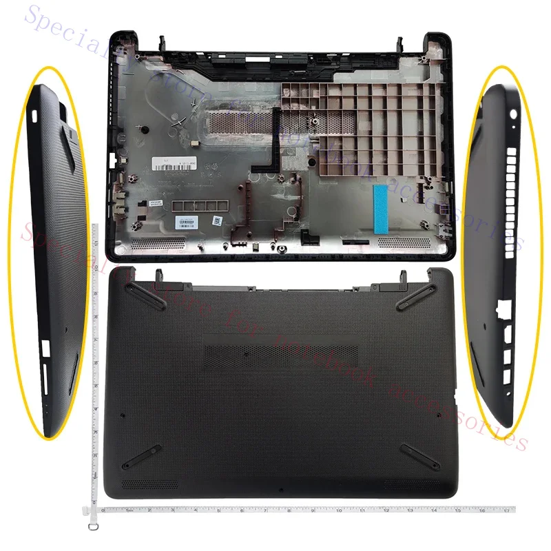 For HP 15-BS015DX 15-BS 15T-BR 15Q-BU 15T-BS 15-BW 250 G6 255 TPN-C129 TPN-130 Bottom Case Cover With optical drive port No feet
