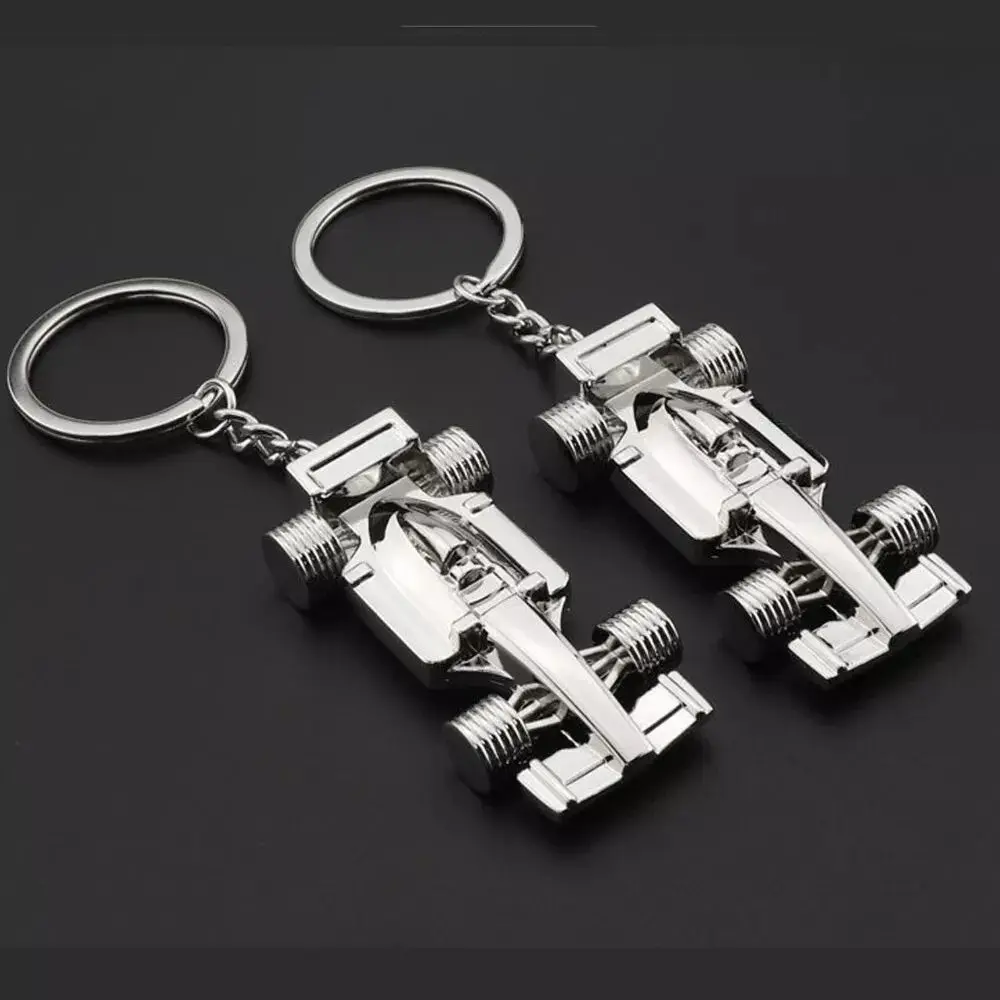 New Zinc Alloy F1 Keychain New Creative Exquisite Racing Car Styling Pendant Racing Activity Gift Metal Car Keyring