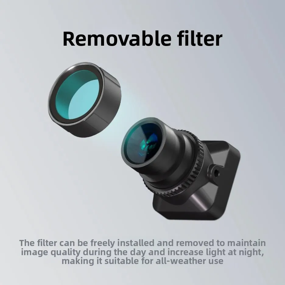 CADDX Gazer Full color simulation time traveling camera Low light night vision full-color AI enhanced image quality