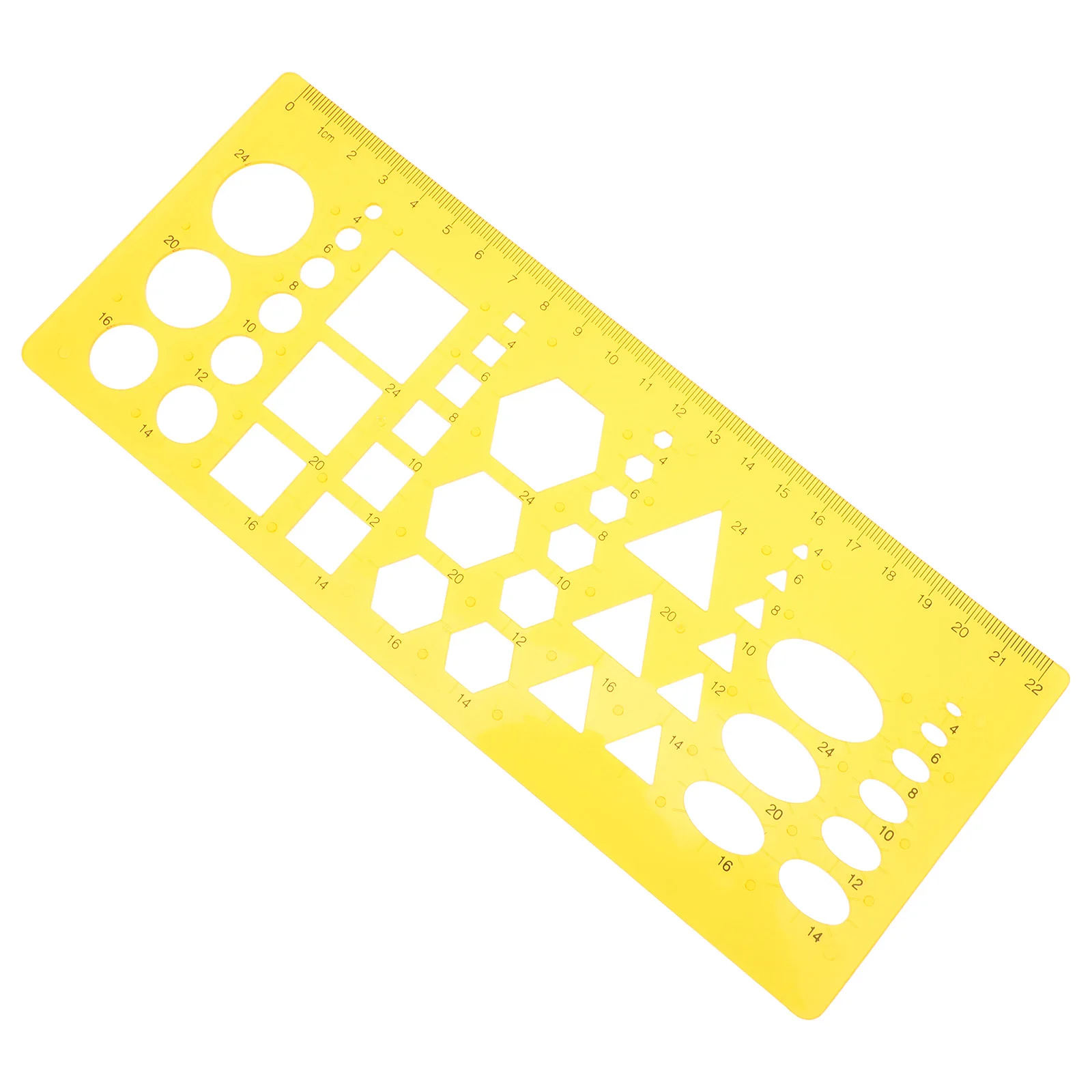 

Drawing Template Ruler Multi-Function Circle Oval Curve Design Tool for Architects Electricians Clear Scale