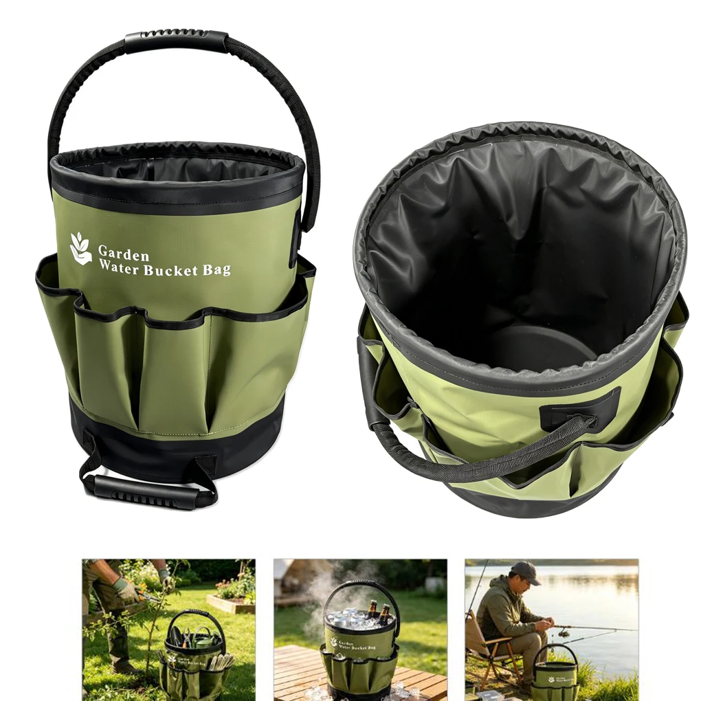 green-garden-tool-storage-bag-with-8-pockets-and-handle-for-outdoor-planting-gear-organization-waterproof-bucket-tote