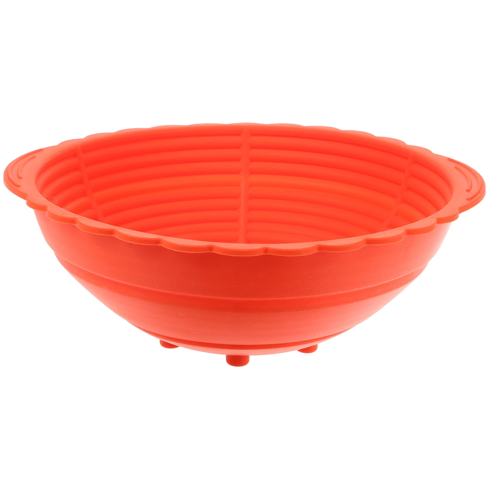 

Pink Silicone Banneton Bread Proofing Basket Foldable Large Capacity Round Sourdough Baking Supply Bread Baking Kit