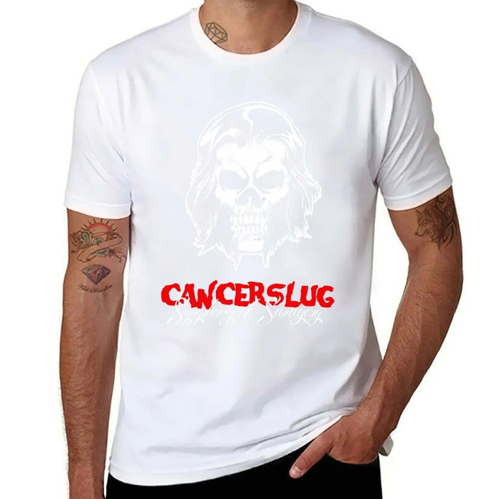 

Underground PunkMetal America - Cancerslug Essential . T-Shirt t shirts for man graphic vintage T-Shirt