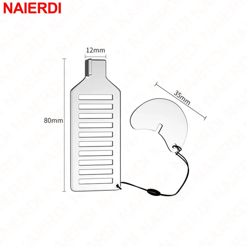 NAIERDI Serratura portatile in acciaio inossidabile Serratura antifurto Sicurezza resistente per casa, hotel, appartamento, dormitorio universitario e viaggi