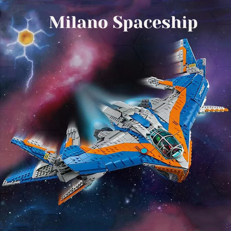 2090Pcs Revenger Moc The Milano Spaceship Galaxy Guardian 76286 Building Blocks Adults Bricks Toys Kids Birthday Christmas Gifts