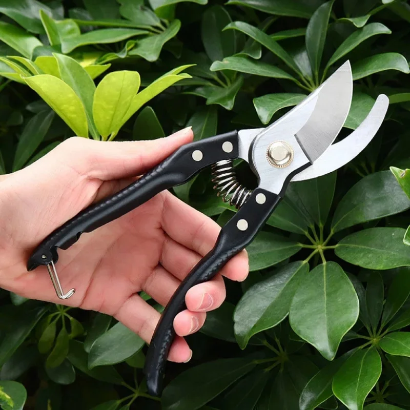 1pcs Floral Cutter Stem Thinning Tree Branch Trimming Fruit Picking SK5 Steel Heavy-Duty Horticultural Scissors Gardening Tools