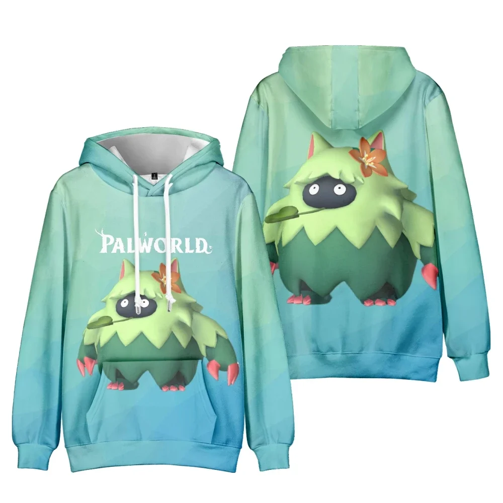 Palworld-كنزة بهودي ثلاثية الأبعاد للرجال ، ملابس شارع هاراجوكو ، بلوزات بأكمام طويلة ، كنزة رياضية ساخنة ، ملابس للكبار ، هودي ، Ankha ، #6
