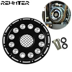 Motorcycle Pulley Belt Cover Black Countershaft Pulley Cover Cap Kit For Harley Sportster XL 883 1200 Motorbike Models 2004-UP