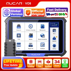 Mucar vo8 beruf auto obd2 scanner vollsystem 34 reset ecu codierung aktion test auto diagnose tools