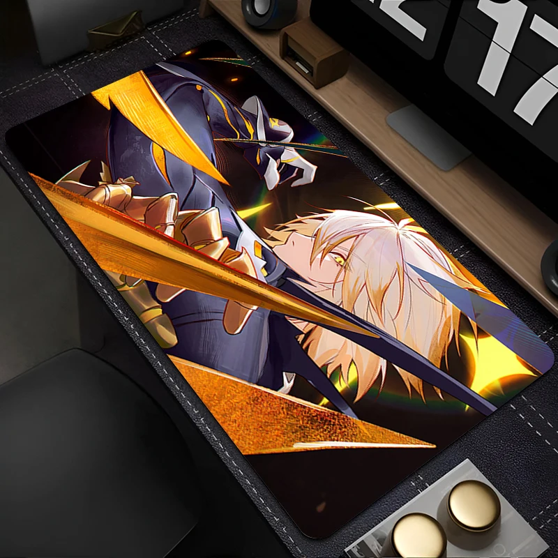 Rubber Mouse Pad Office Laptop Honkai Star Rail HD Print Gamer Mousepad PC Anime Boy Phainon Non Slip Keyboard Pad Cool Desk Mat