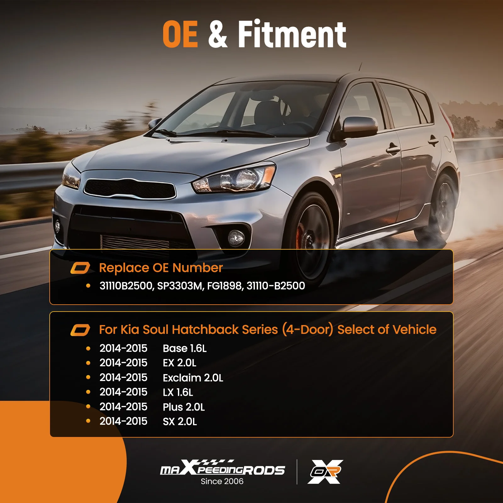 

Fuel Pump Module Assembly for Kia Soul 2014-2015 1.6L 2.0L 31110B2500