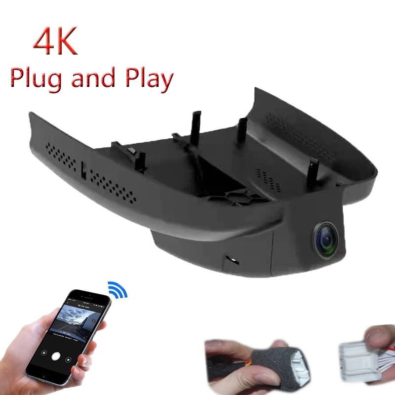4K Full HD 2160P For Ford Equator 2021 2022 2023 Driving Video Recorder Wifi Camera DVR Dash Cam Black Box