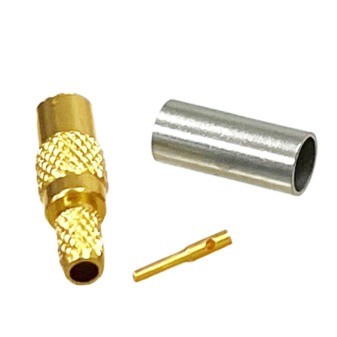 

1pc MMCX Female RF Coax Connector Straight Type Crimp for RG316 RG174 Cable Goldplated Wholesale Price