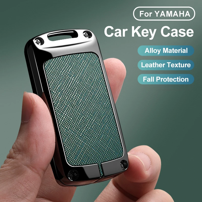 For Yamaha NMAX155 XMAX300 Nvx Aerox Jauns Car Key Shell Fob Key Cover Case Holder Keychain Accessories Interior Accessories