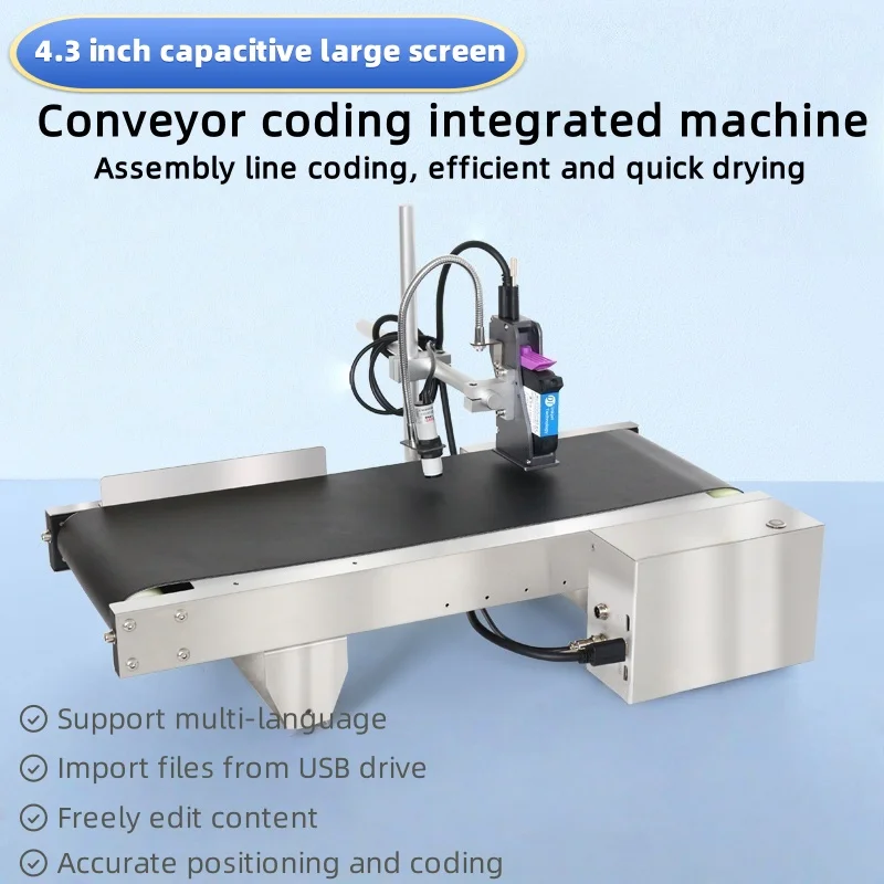 Small Countertop All-in-One Inkjet Printer Production Date Chinese Characters Numbers English Symbols Page Coding
