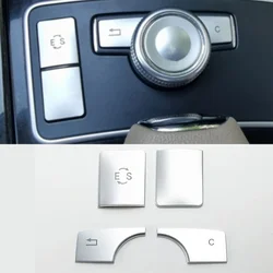Car Console Multimedia ES Button Sequins Cover Trim Sticker Decal Interior Accessory  For Mercedes Benz E Class W212 2010-2015