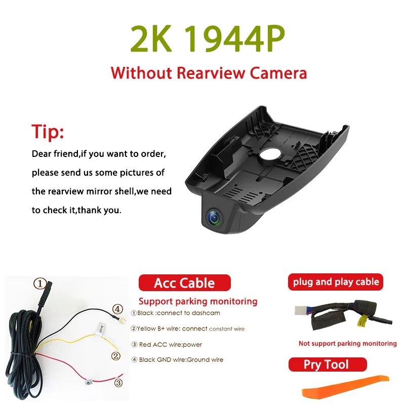 Full HD Auto DVR Plug & Play Wifi Videorecorder Dashcam Auto DVR Camera voor Toyota CHR IZOA 2017 2018 2019 2020 2021 2022