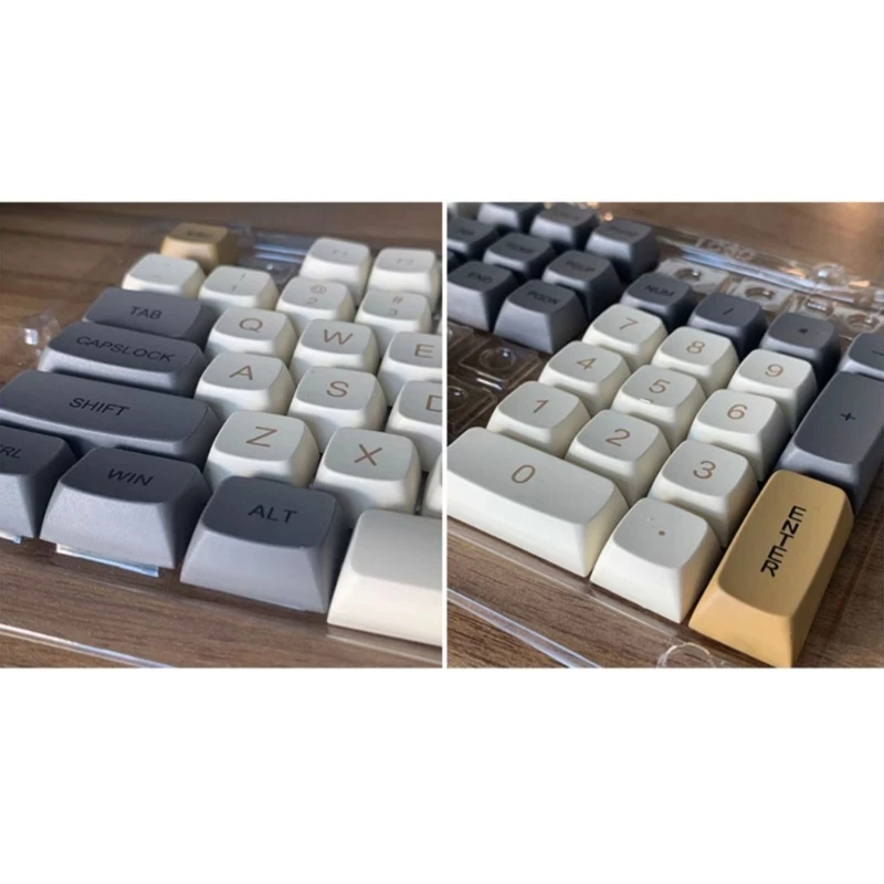 Custom Keycap PBT Standard Dye Sublimation Shimmer Keycaps 125Keys XDA Profile for Mechanical Keyboard GK61 64 68 Drop Shipping