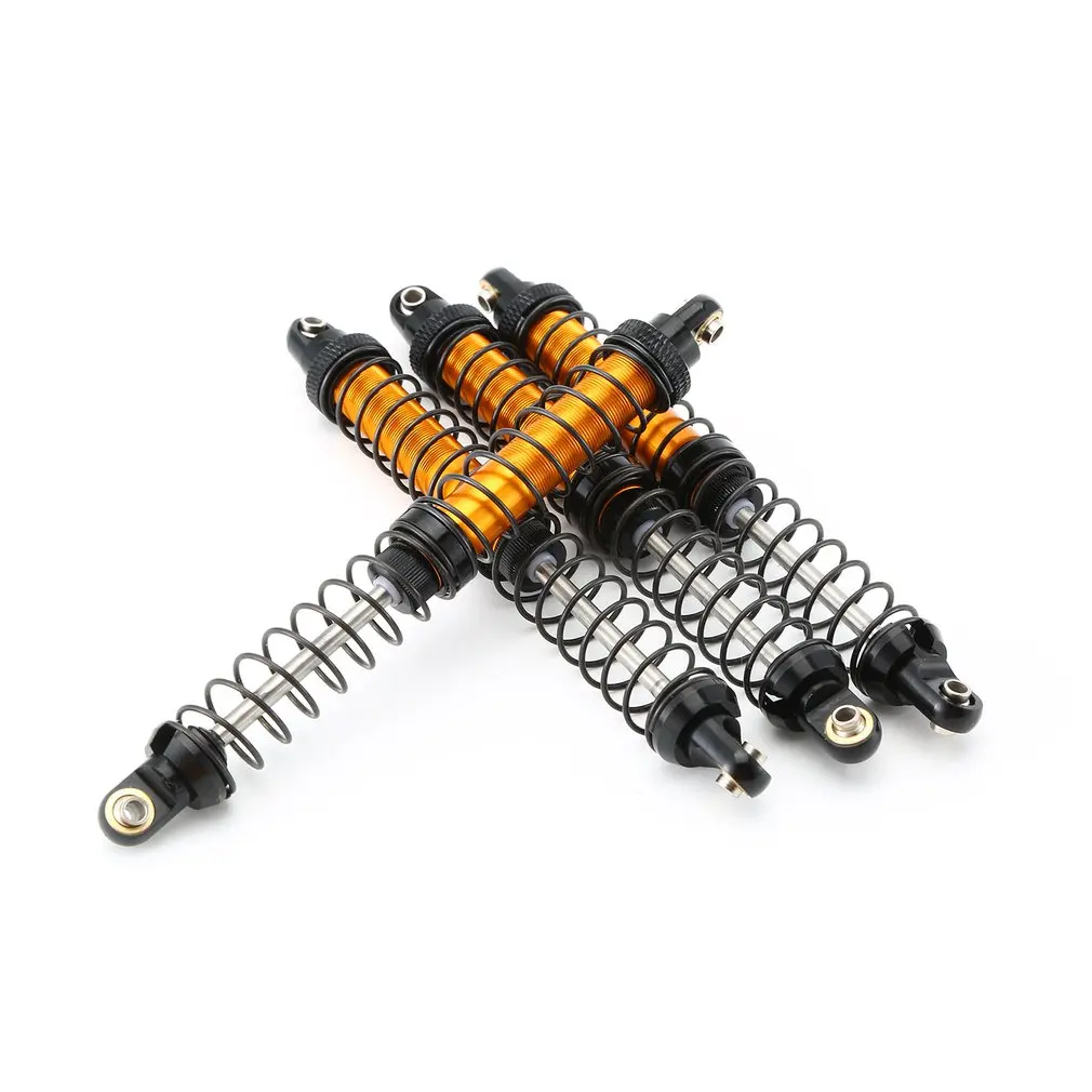 4Pcs YSIDO 70mm 80mm 90mm 100mm 110mm 120mm Shock Absorber Damper for 1/10 RC Crawler Car Axial SCX10 AXI03007 RBX10 D90 TRX4