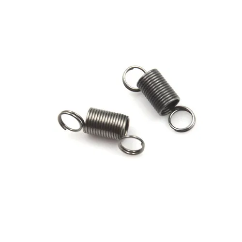 10PCS 15mm Small Tension Spring with Hook, Stainless Steel Spring for DIY Toys
